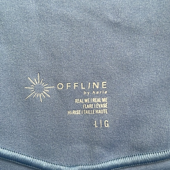Aerie OFFLINE Real Me High Waisted Crossover Flare Legging - Picture 4 of 5
